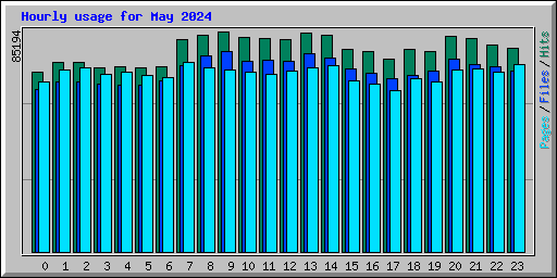 Hourly usage for May 2024